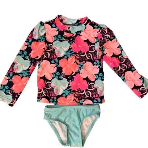 Cat & Jack Rashguard Swim Set - Picture 1 of 4